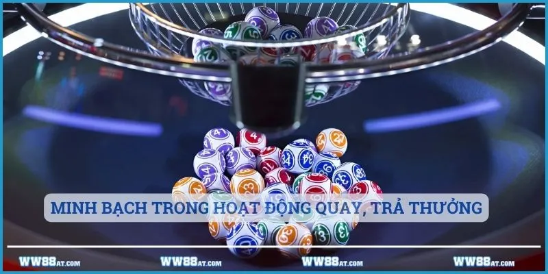 Minh bạch trong hoạt động quay, trả thưởng